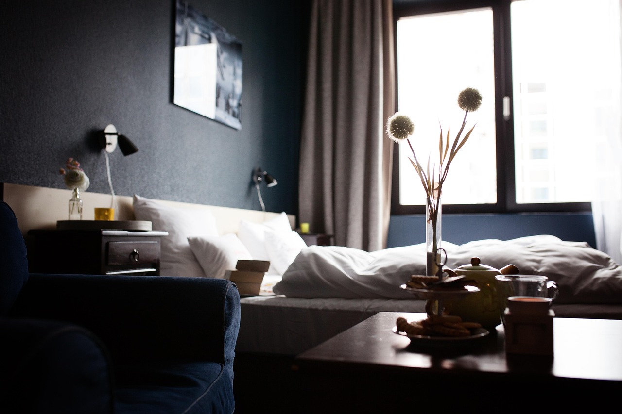 Doppelzimmer — Blick zum Wald