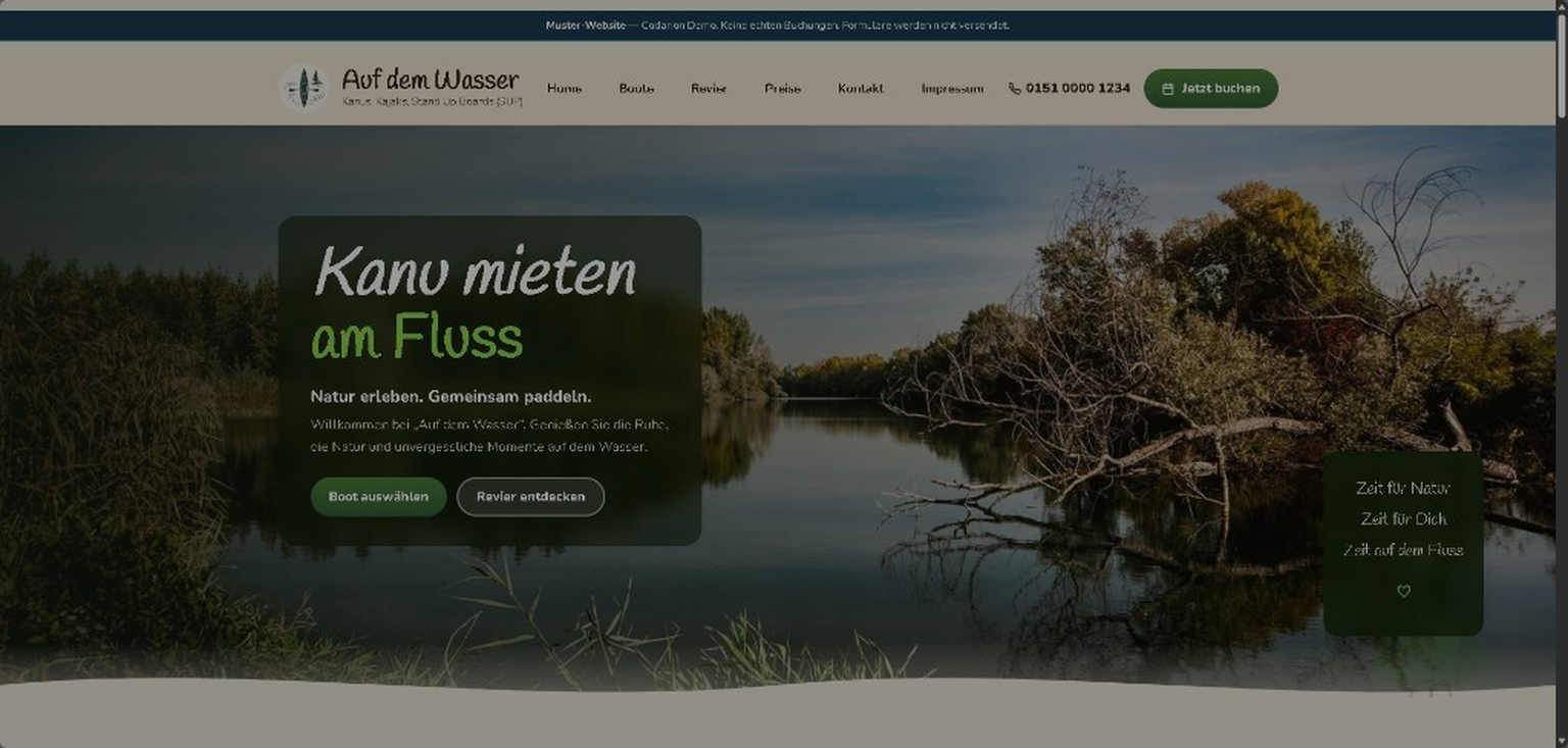 Vorschau: Auf dem Wasser